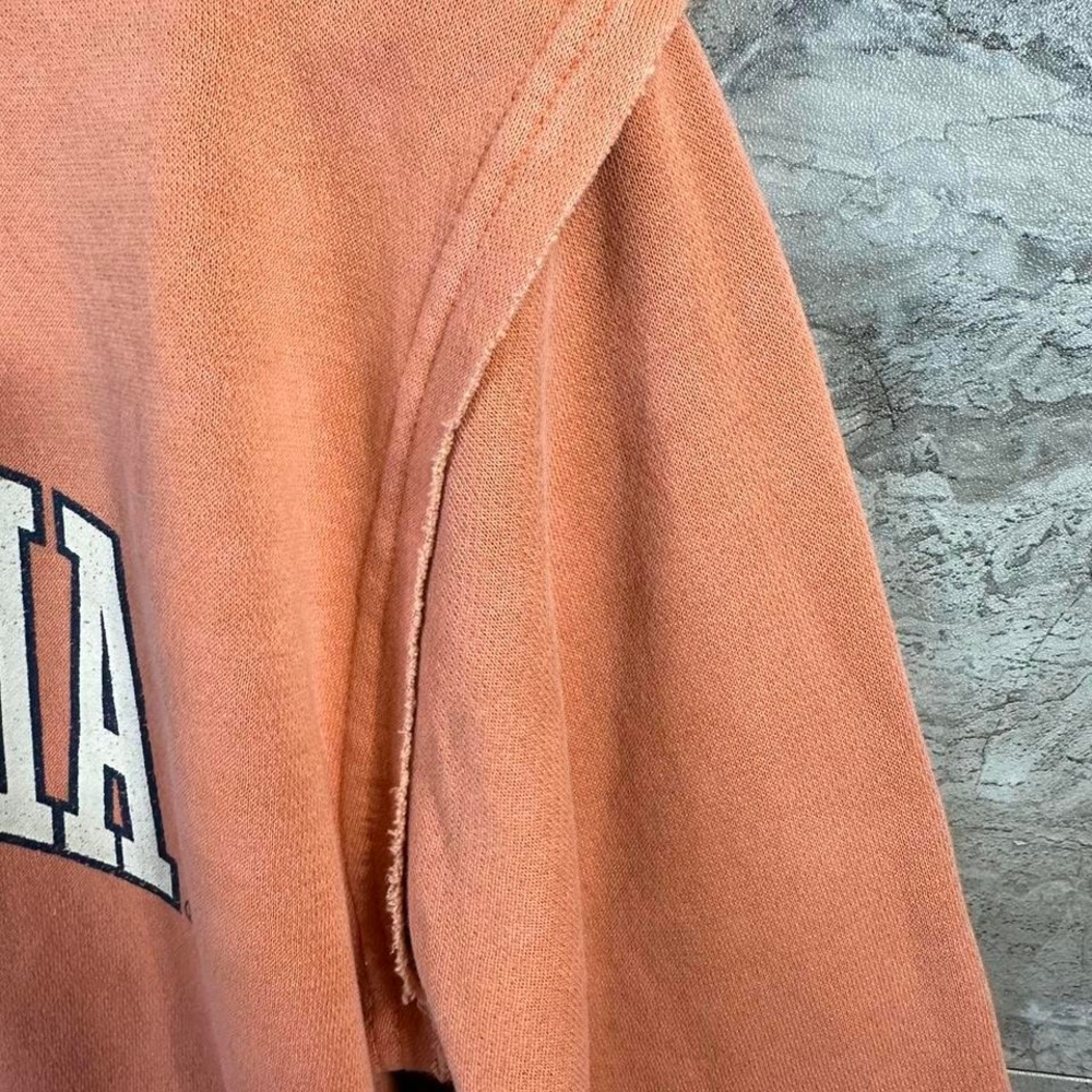 Orange and white vintage Flora Bama sweatshirt sportswear Woman's Medium - Picture 3 of 5